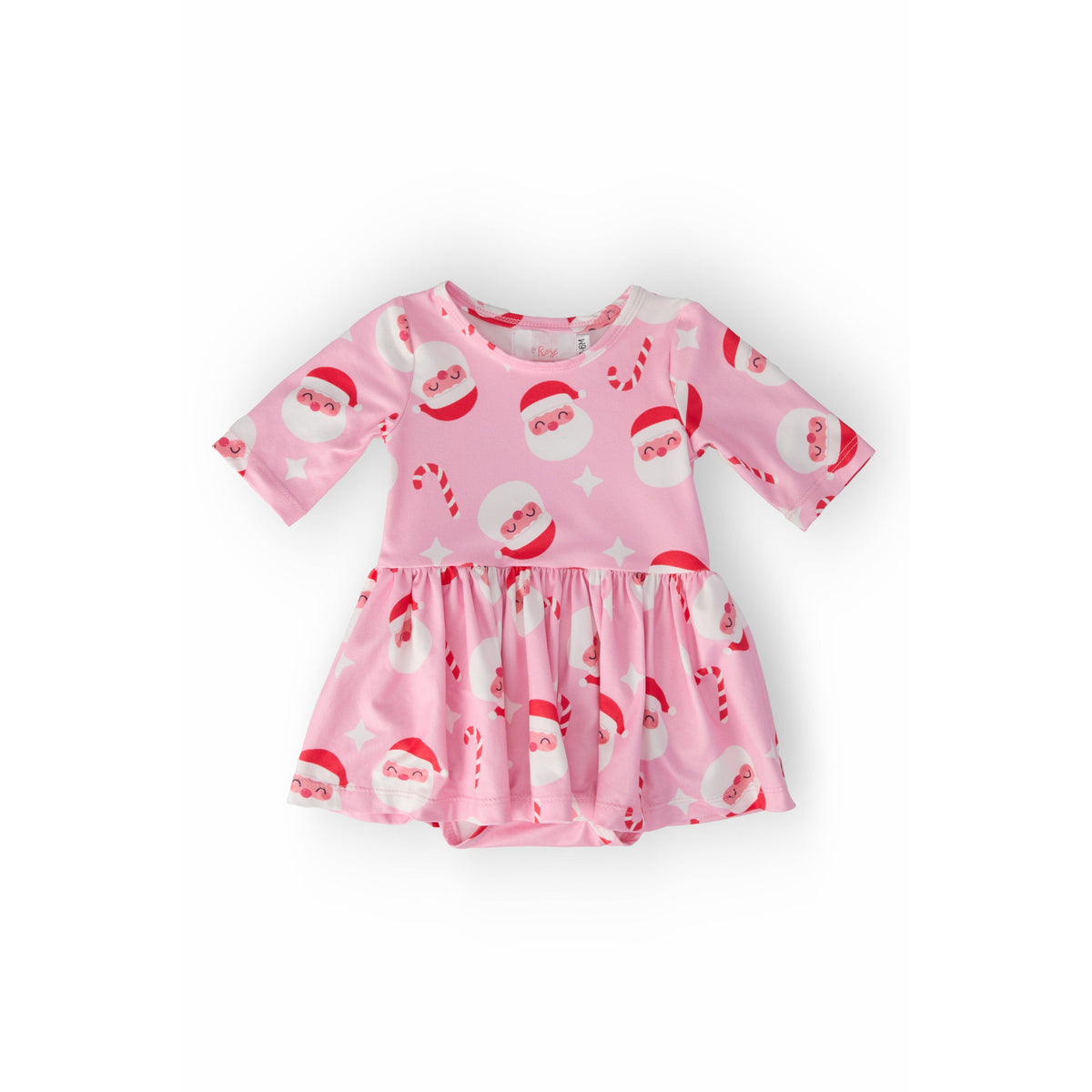 Jingle Bells 3/4 Sleeve Twirl Bodysuit