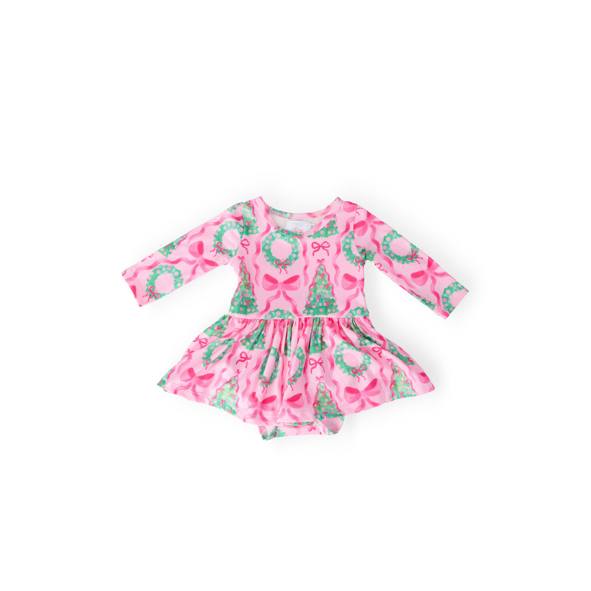 Jingle Bows L/S Twirl Bodysuit