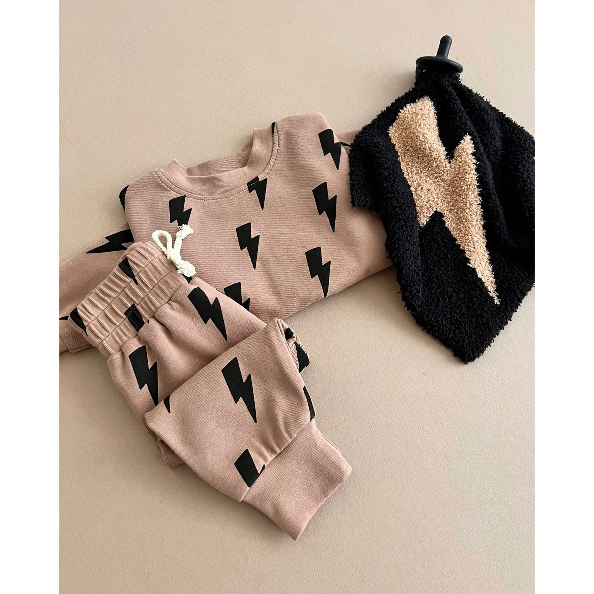 Jogger Set | Mocha Bolts