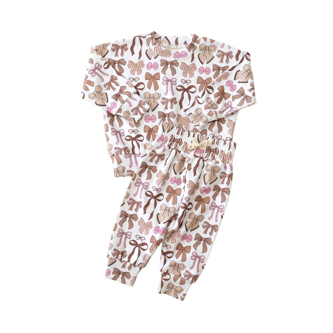 Jogger Set | Mocha Bows