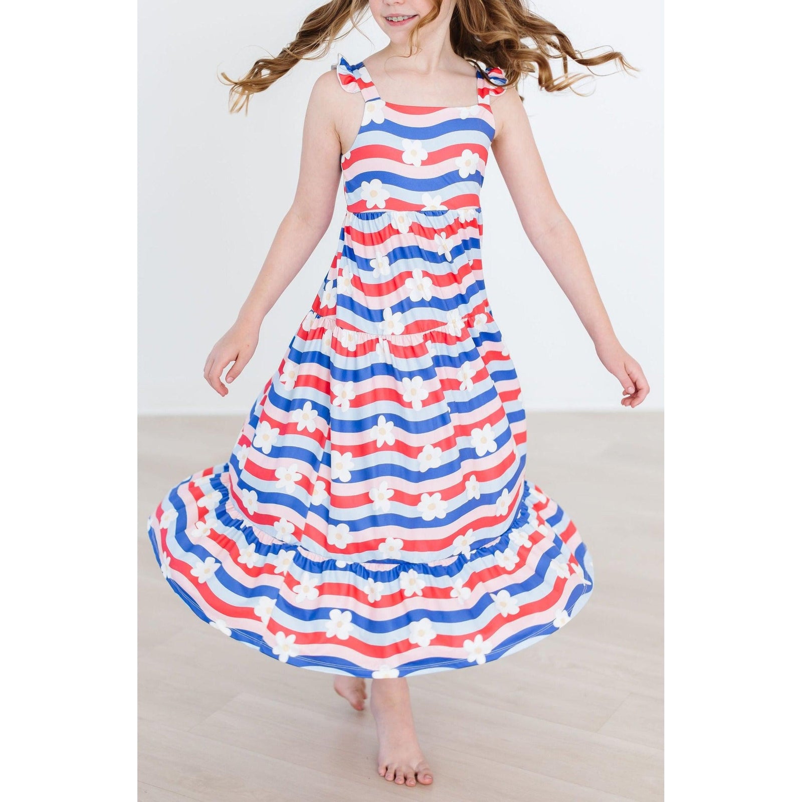 July Vibes Ruffle Maxi Dress