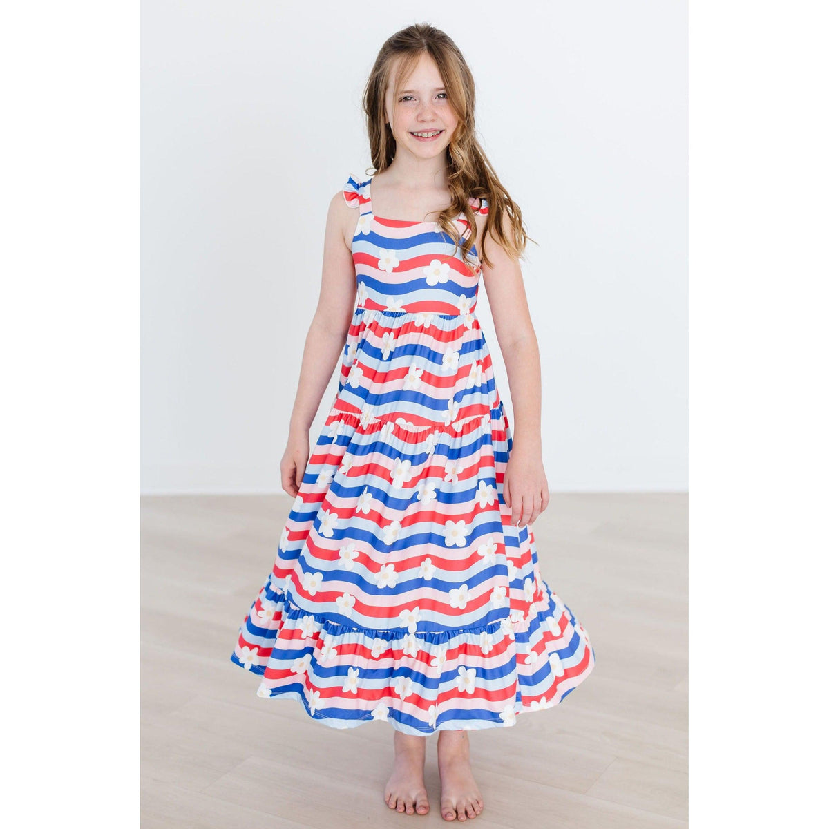 July Vibes Ruffle Maxi Dress