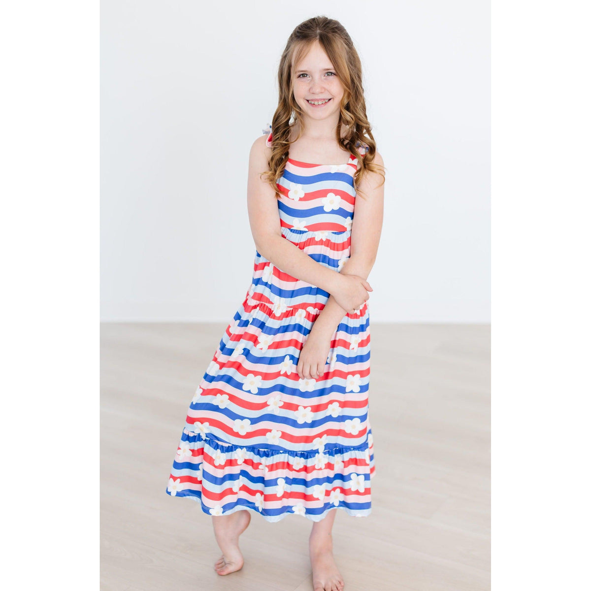 July Vibes Ruffle Maxi Dress