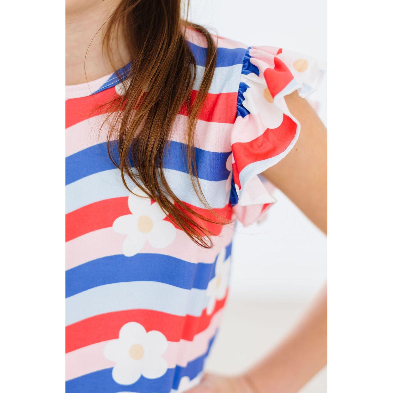 July Vibes S/S Ruffle Tee