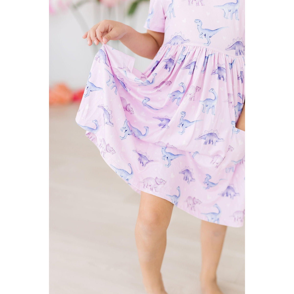 Jurassic Joy S/S Pocket Twirl Dress