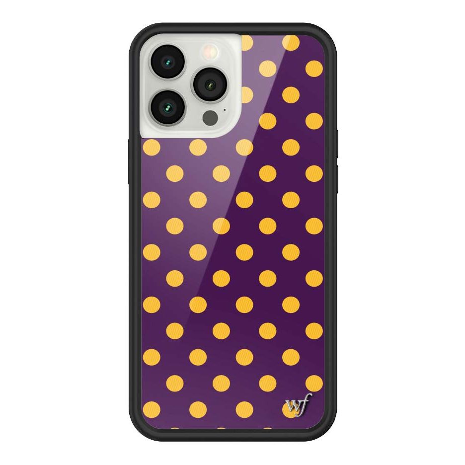 Polka Dot | Purple and Yellow iPhone Case
