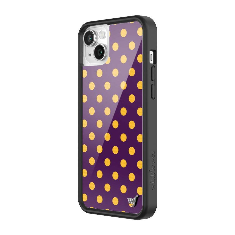 Polka Dot | Purple and Yellow iPhone Case