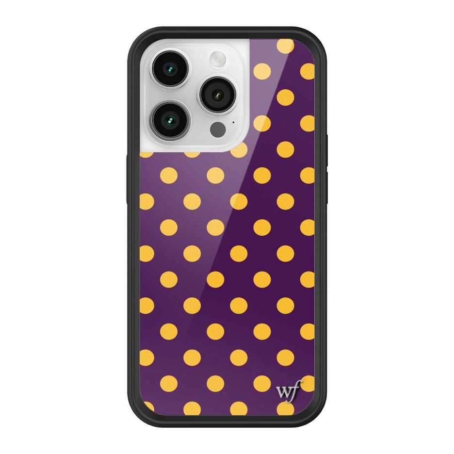 Polka Dot | Purple and Yellow iPhone Case