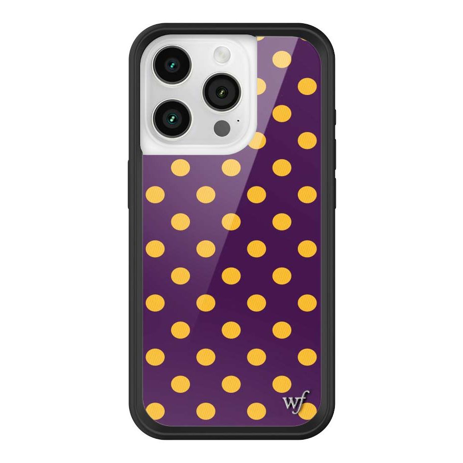 Polka Dot | Purple and Yellow iPhone Case