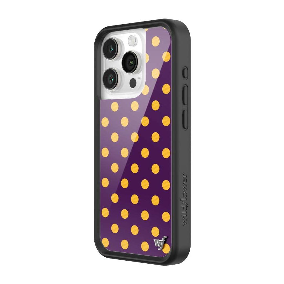 Polka Dot | Purple and Yellow iPhone Case
