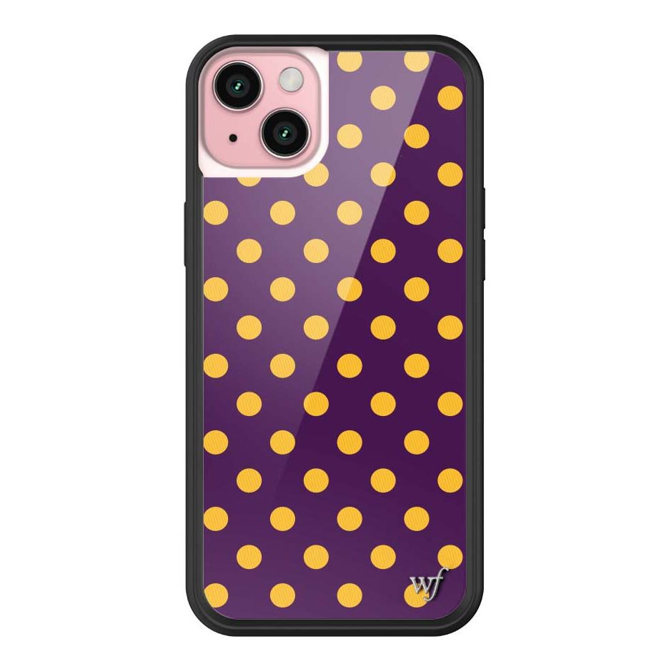Polka Dot | Purple and Yellow iPhone Case