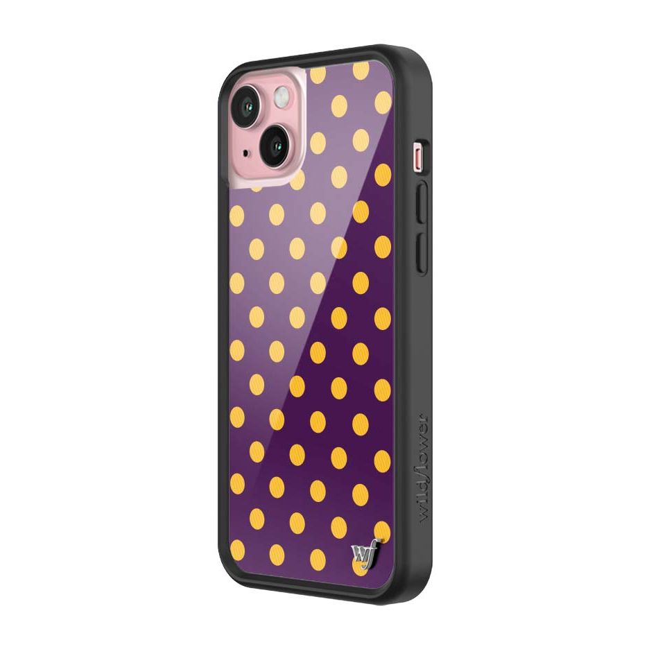 Polka Dot | Purple and Yellow iPhone Case