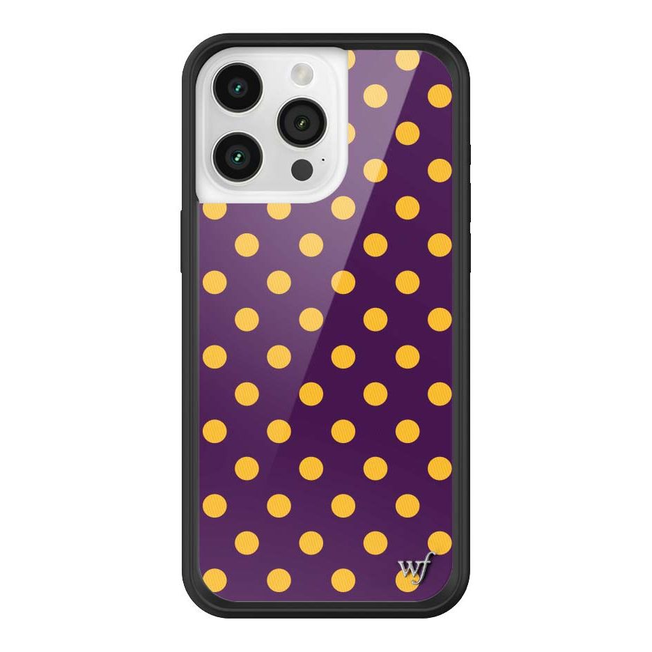 Polka Dot | Purple and Yellow iPhone Case