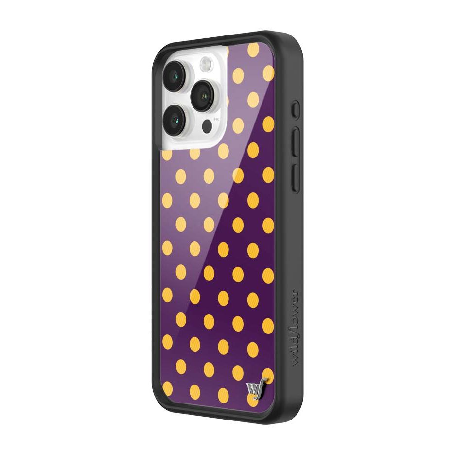 Polka Dot | Purple and Yellow iPhone Case