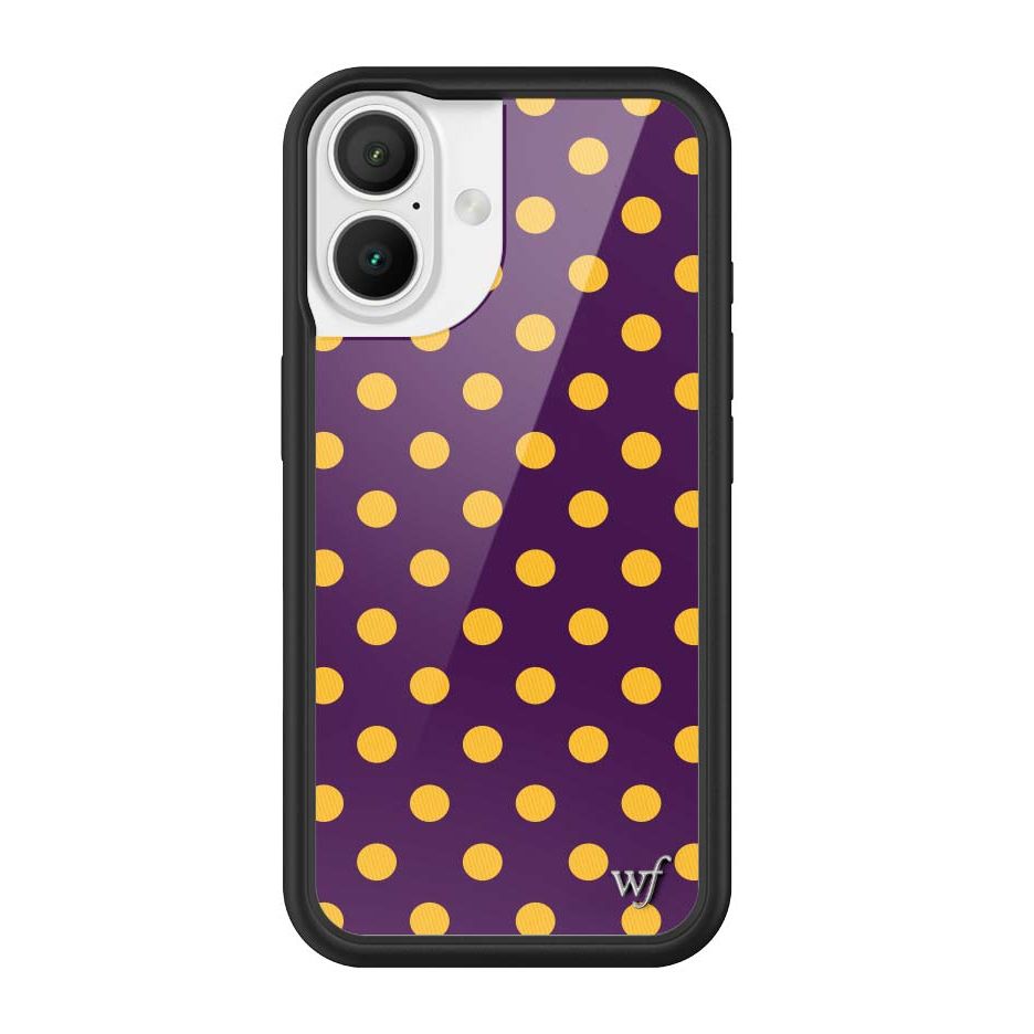 Polka Dot | Purple and Yellow iPhone Case