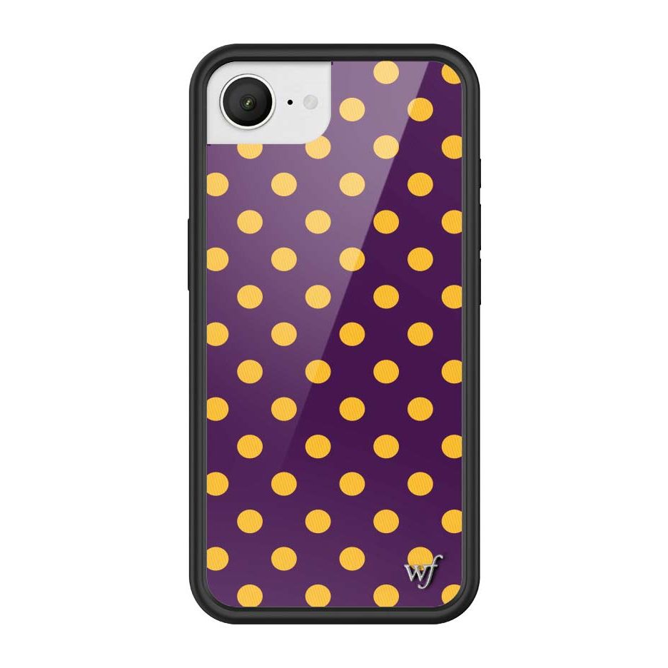 Polka Dot | Purple and Yellow iPhone Case