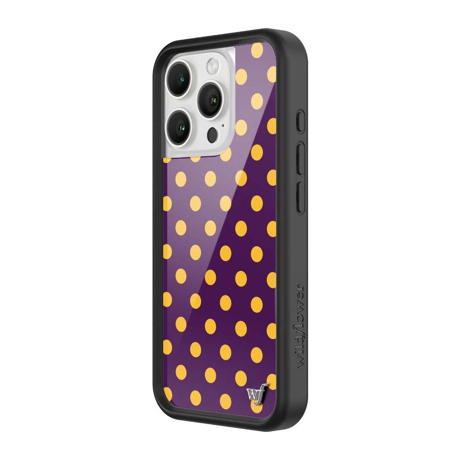 Polka Dot | Purple and Yellow iPhone Case