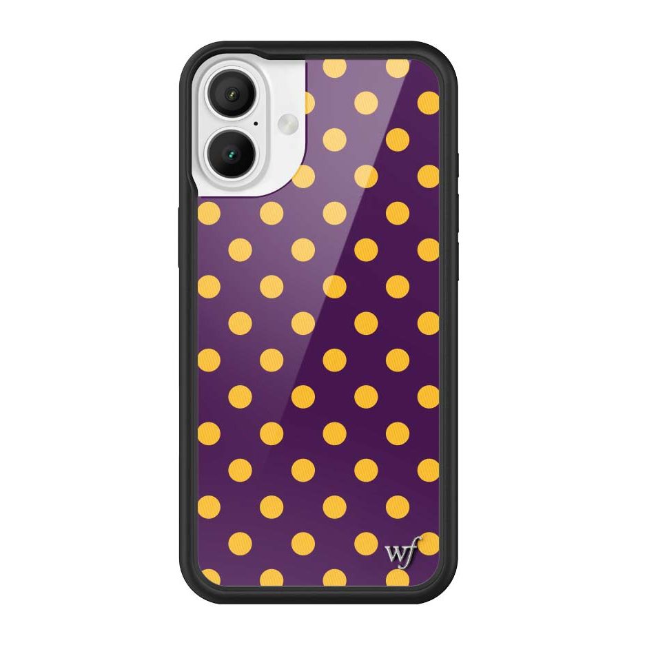 Polka Dot | Purple and Yellow iPhone Case