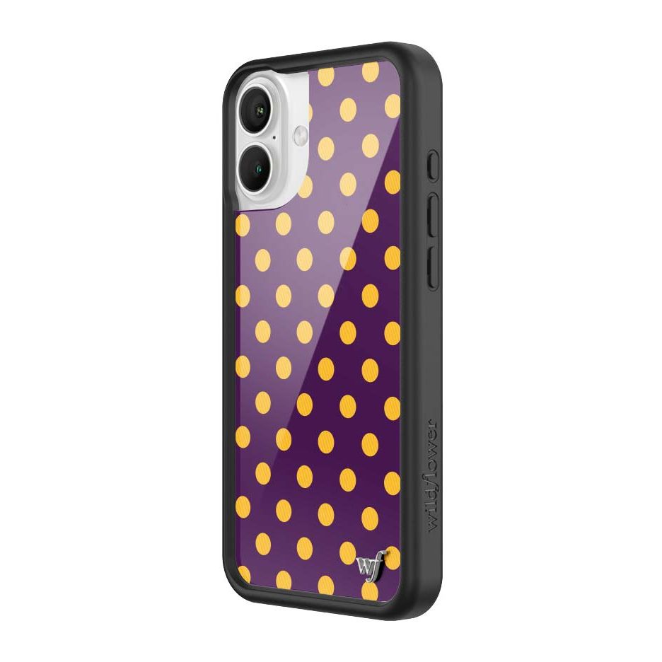 Polka Dot | Purple and Yellow iPhone Case