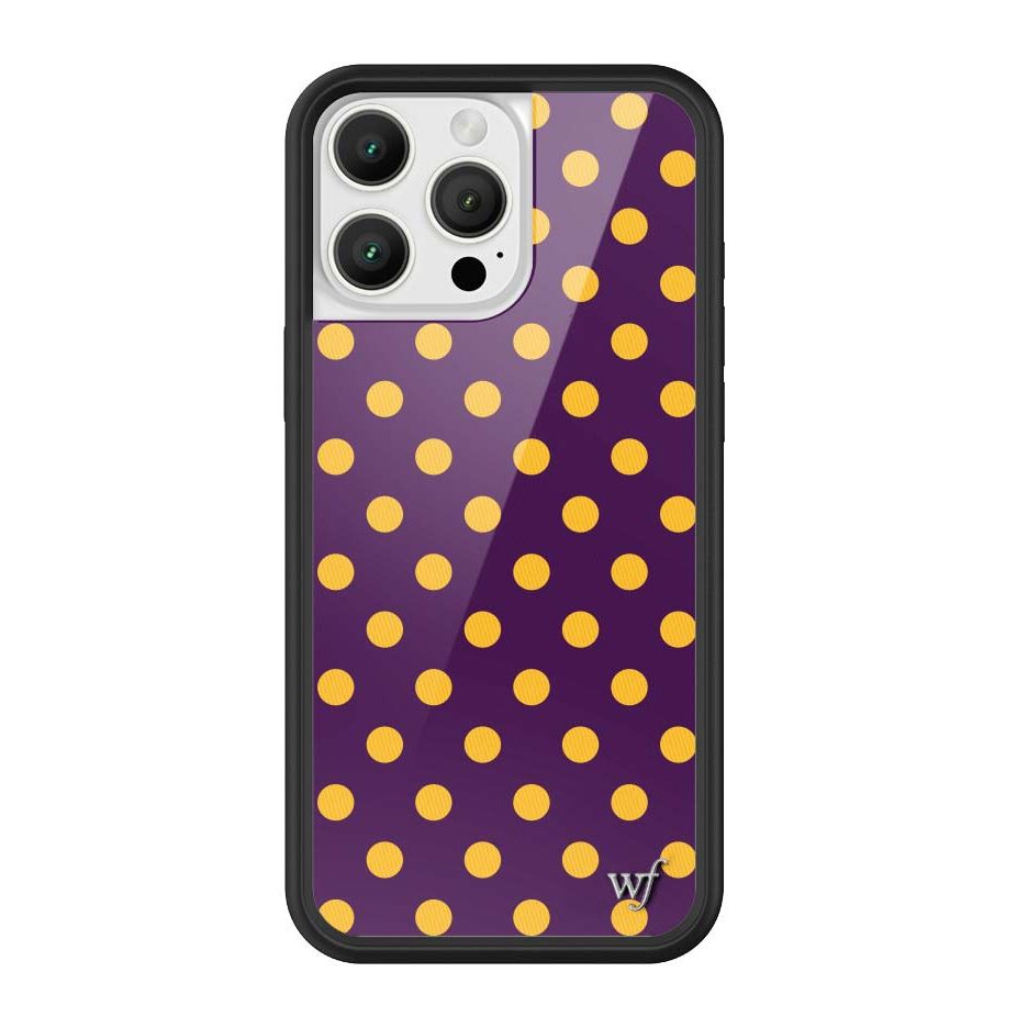 Polka Dot | Purple and Yellow iPhone Case