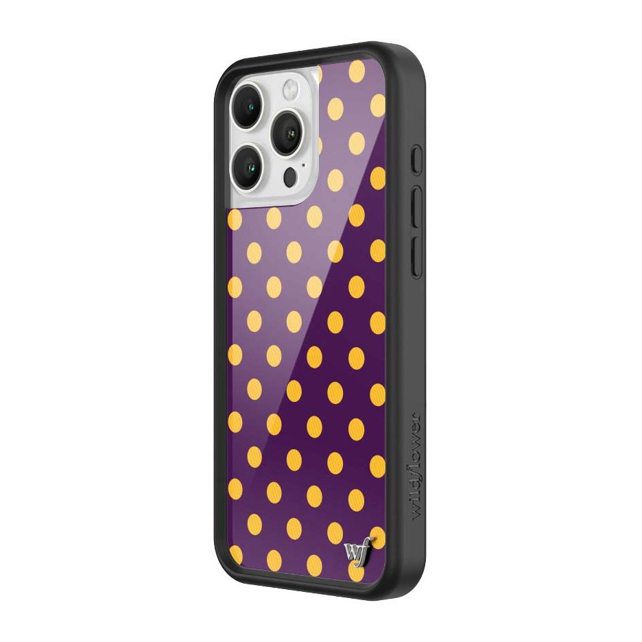 Polka Dot | Purple and Yellow iPhone Case