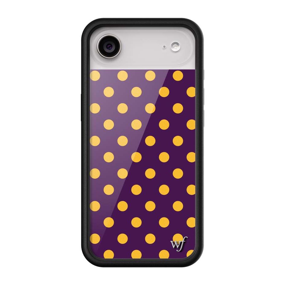 Polka Dot | Purple and Yellow iPhone Case