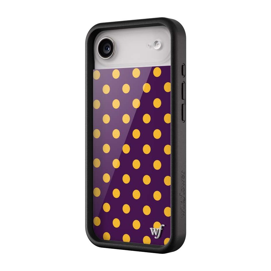 Polka Dot | Purple and Yellow iPhone Case