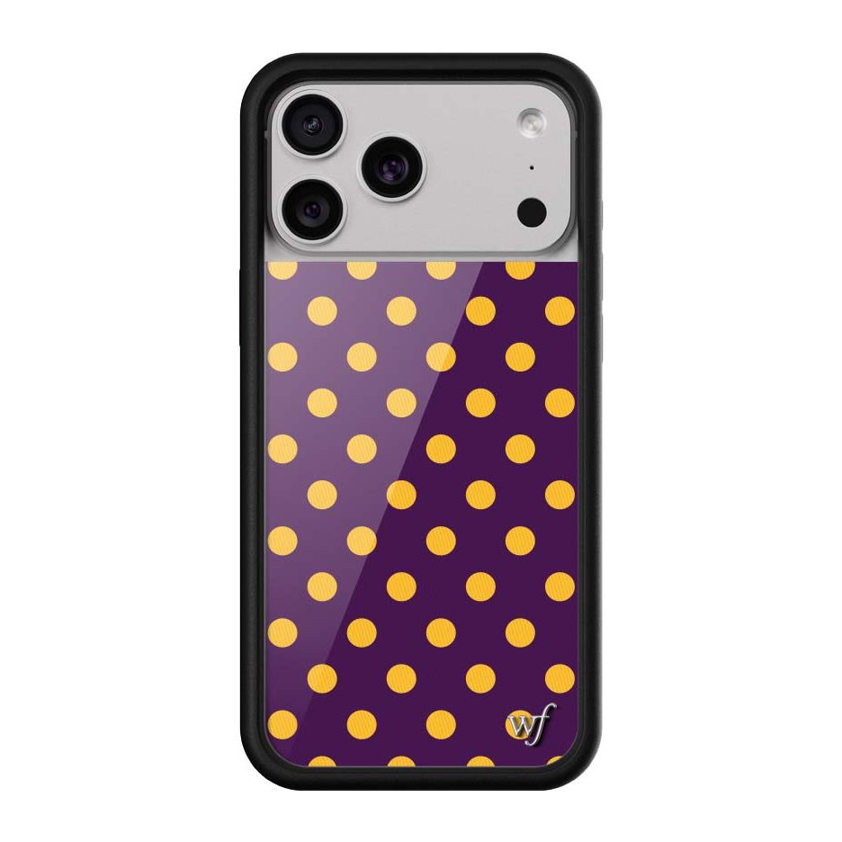 Polka Dot | Purple and Yellow iPhone Case
