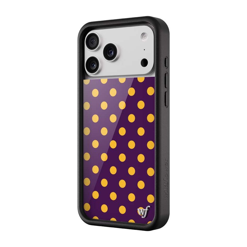 Polka Dot | Purple and Yellow iPhone Case