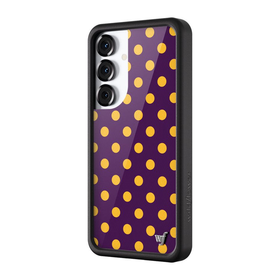 Polka Dot | Purple and Yellow Samsung Galaxy Case