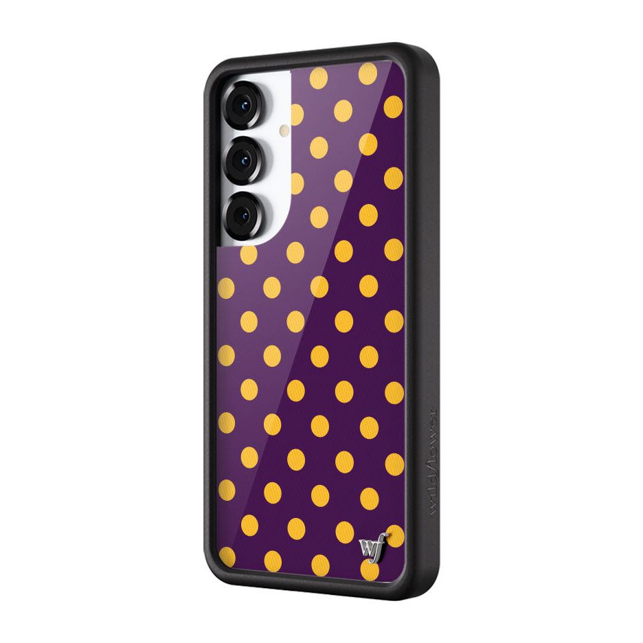 Polka Dot | Purple and Yellow Samsung Galaxy Case