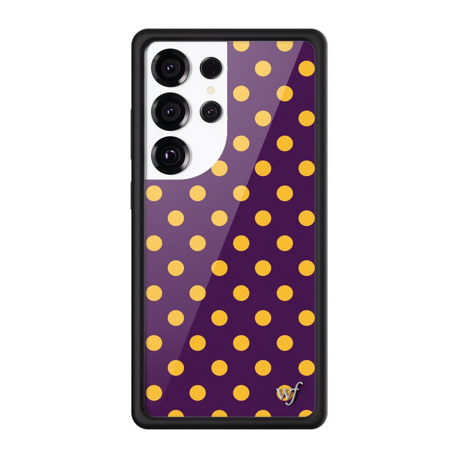 Polka Dot | Purple and Yellow Samsung Galaxy Case