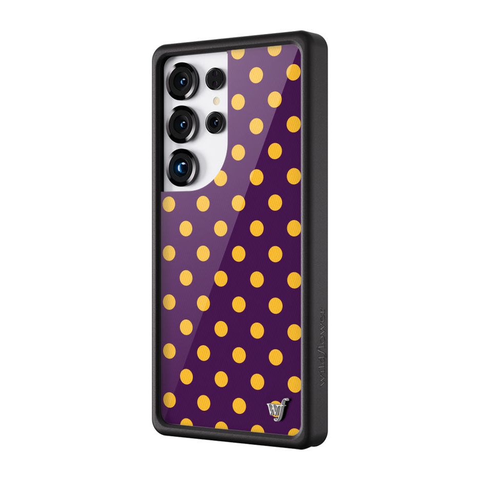 Polka Dot | Purple and Yellow Samsung Galaxy Case