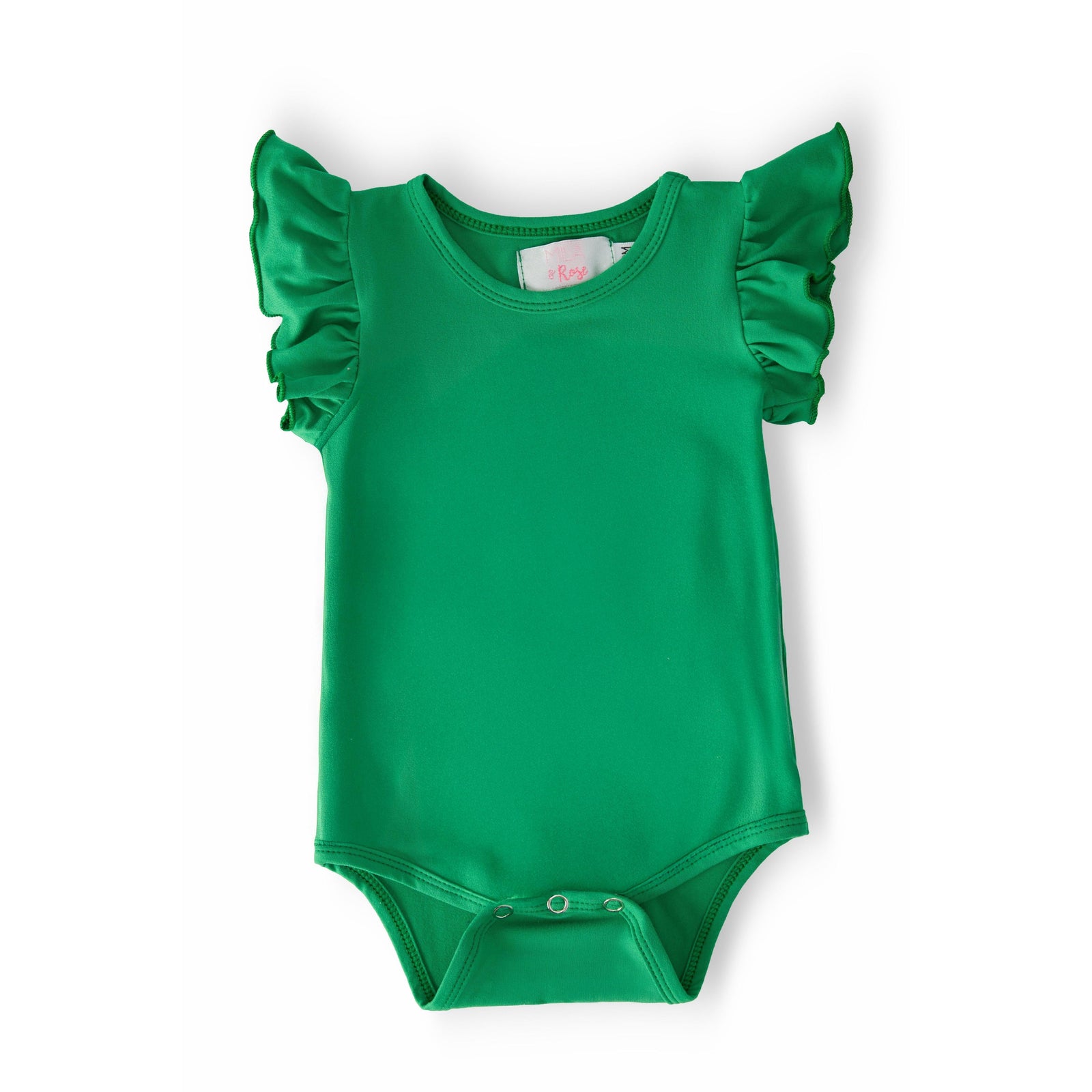 Kelly Green S/S Flutter Bodysuit