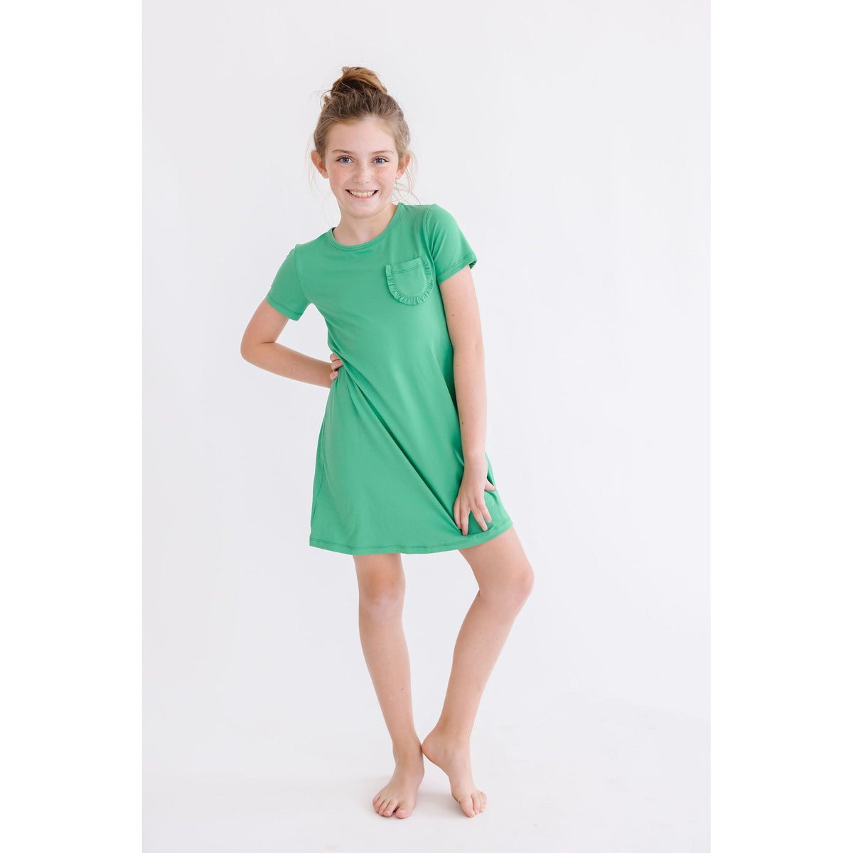 Kelly Green T-Shirt Dress