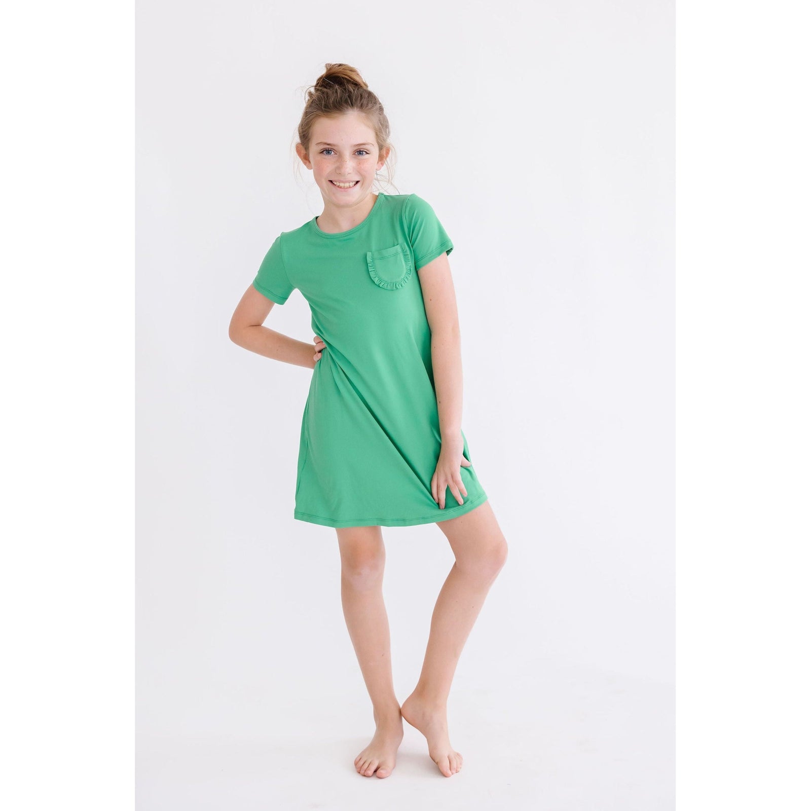 Kelly Green T-Shirt Dress