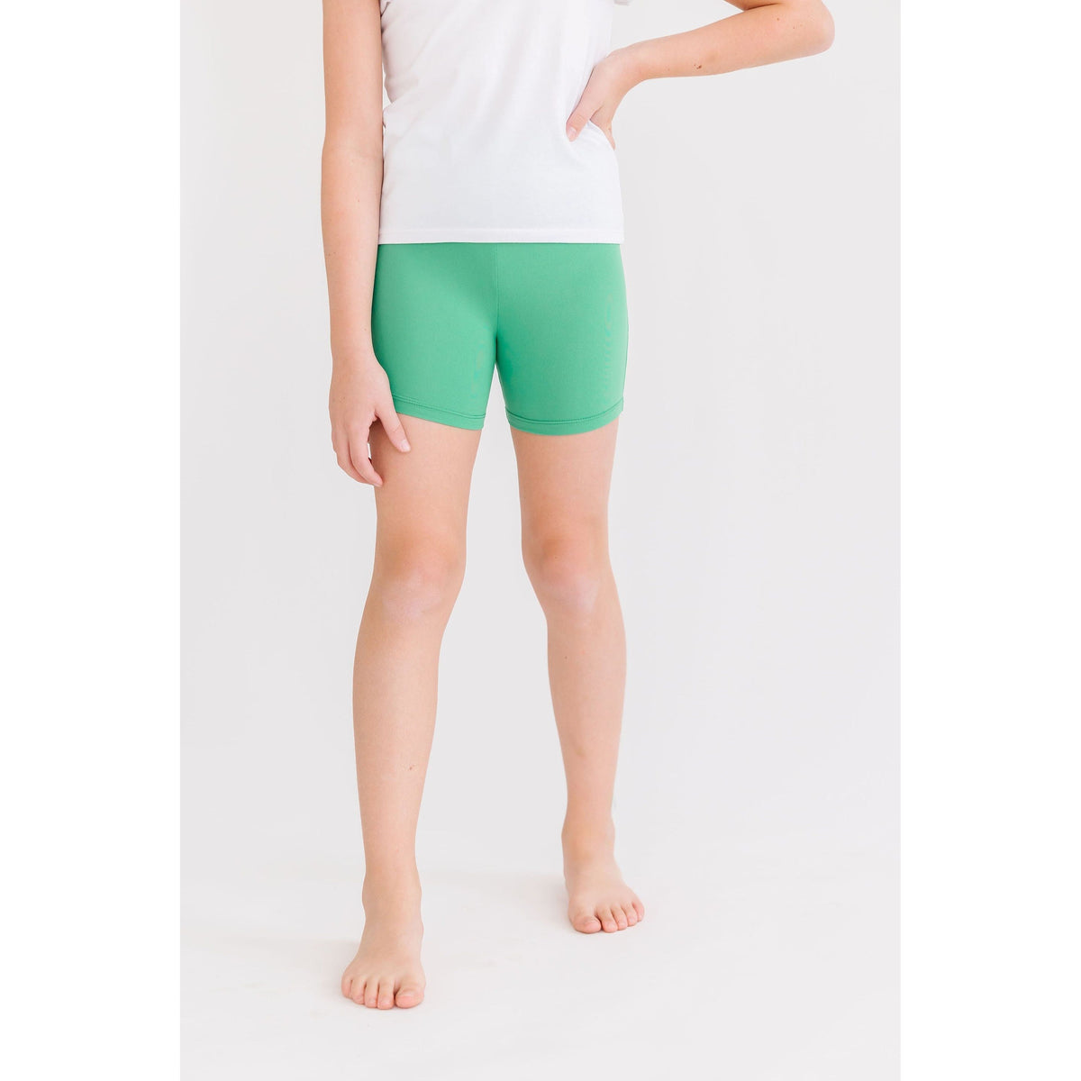 Kelly Green Twirl Shorts