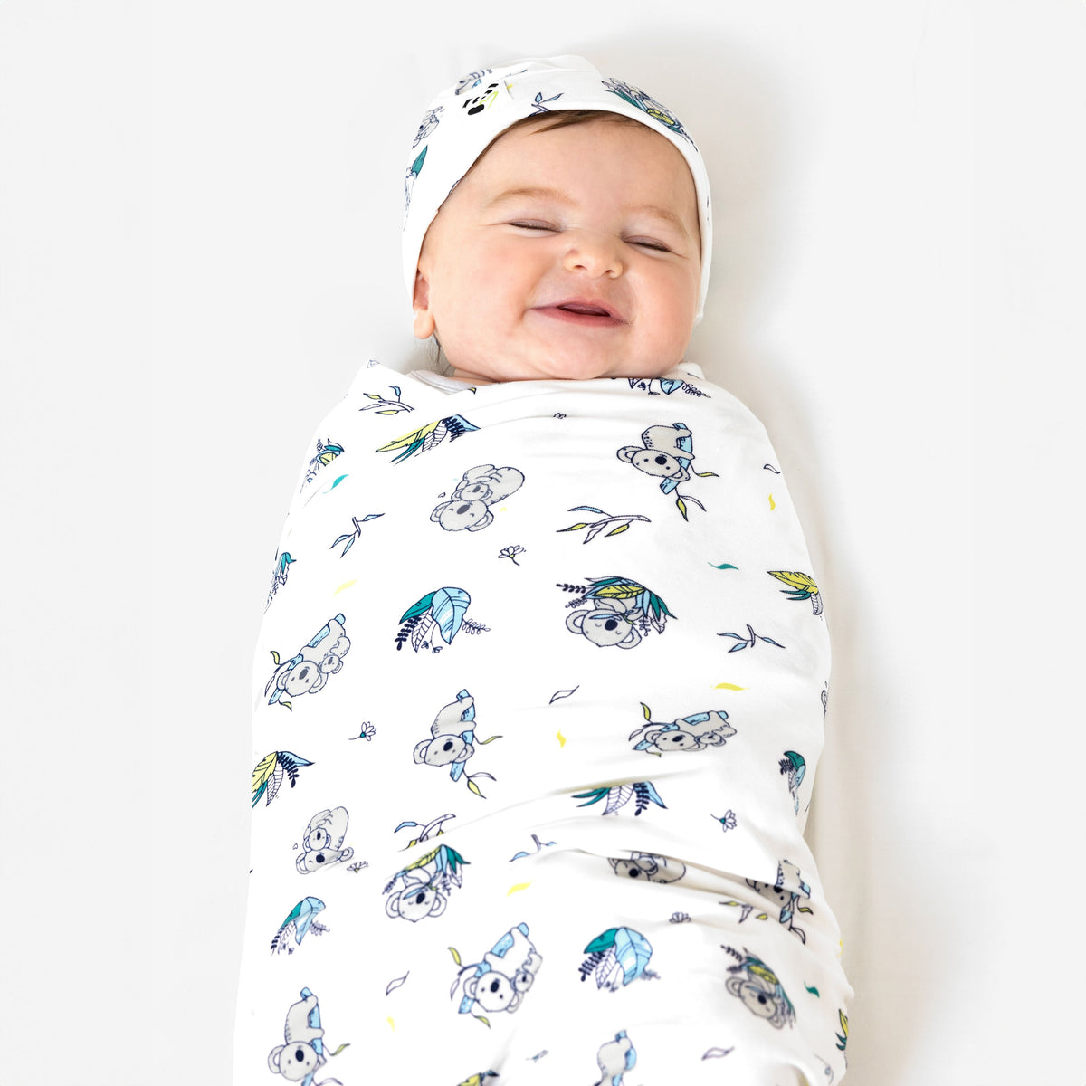 Bamboo Swaddle &amp; Beanie Set