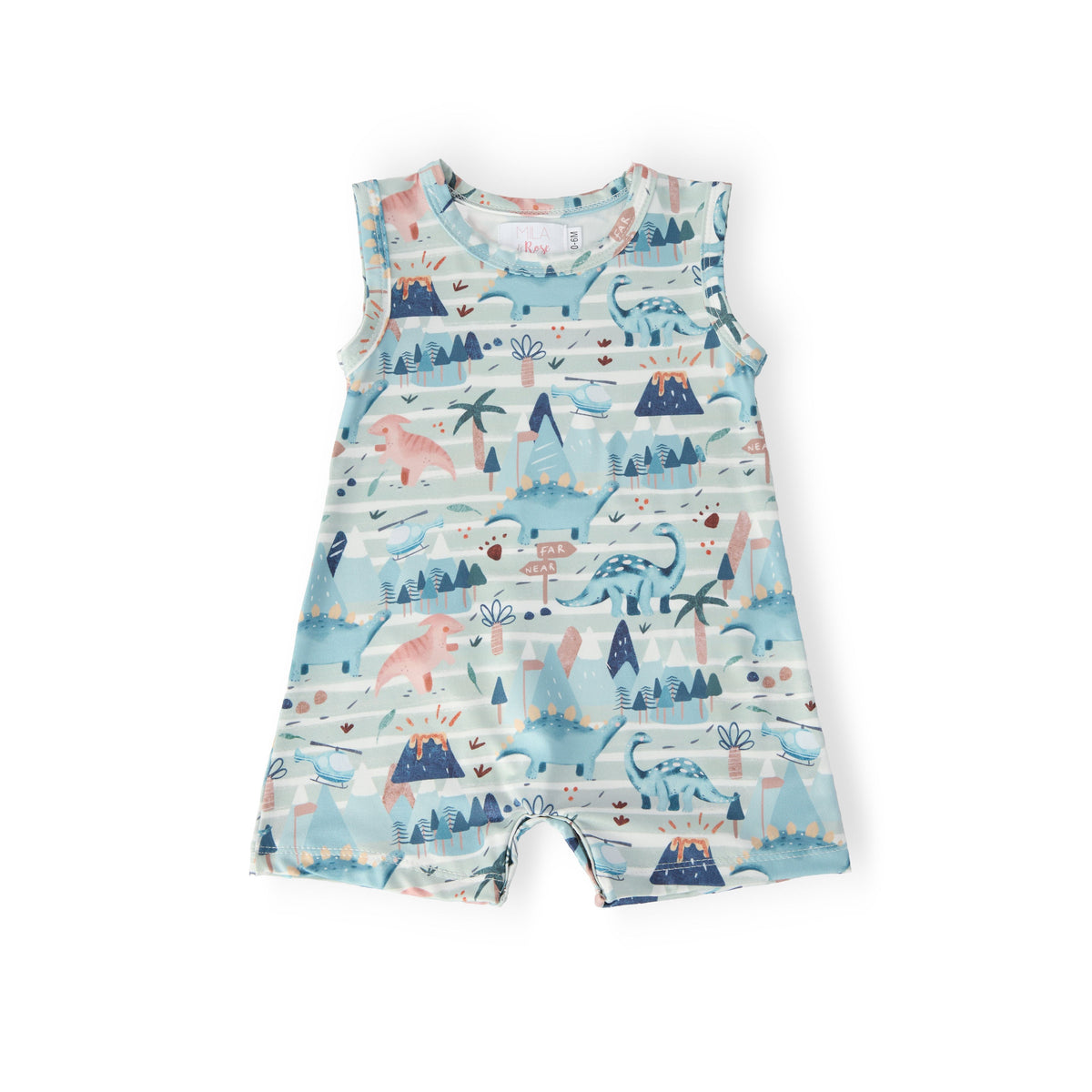Dino Tracks Shorty One-Piece