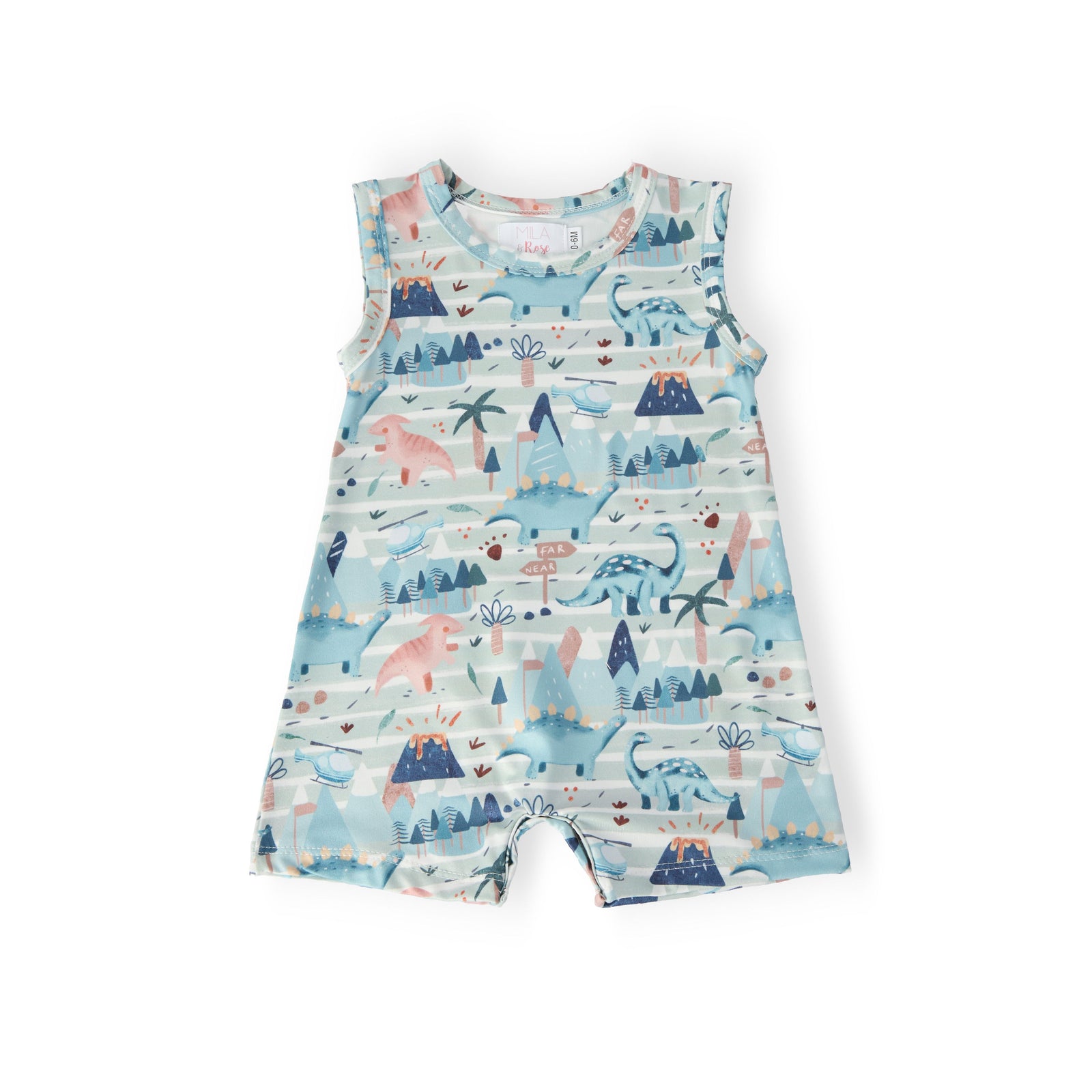 Dino Tracks Shorty One-Piece