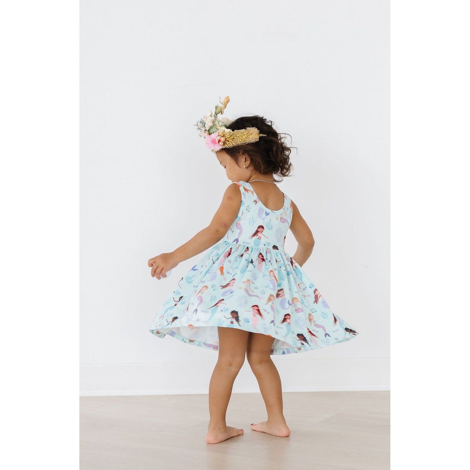 Happy as a Clam Tank Twirl Dress