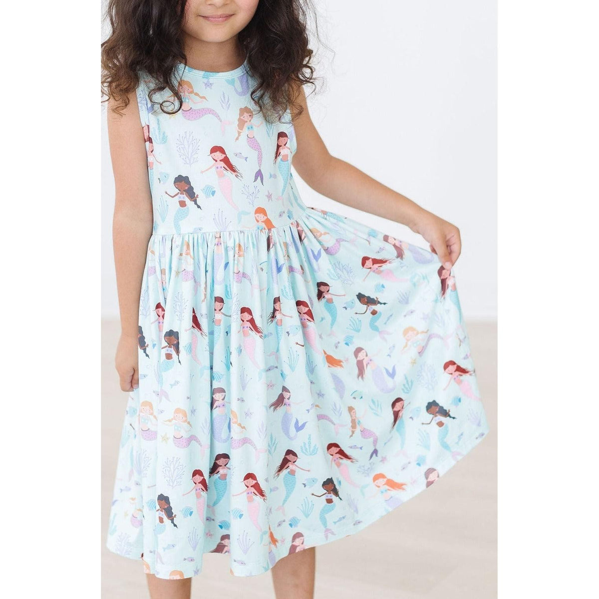Happy as a Clam Tank Twirl Dress