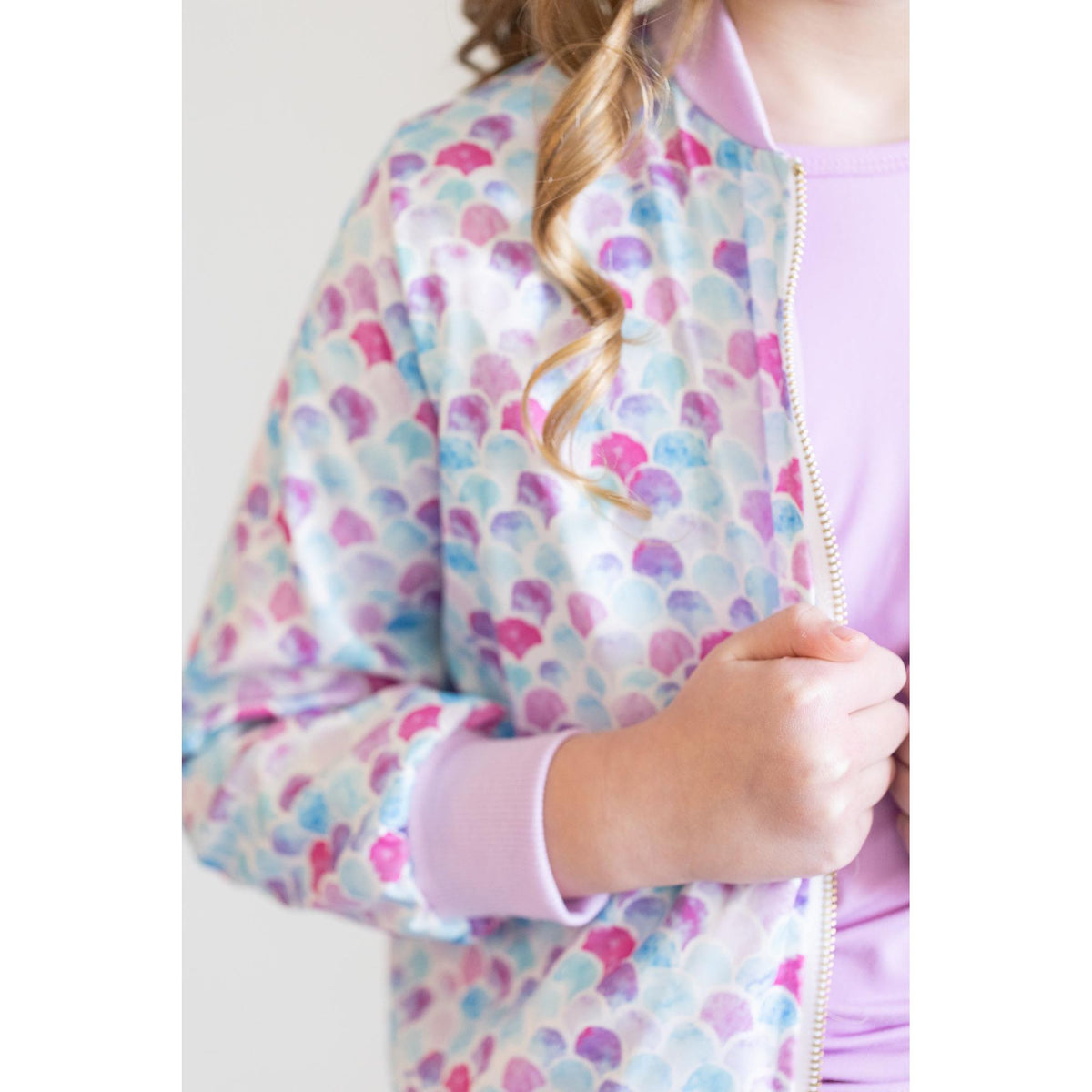 Mermaid Scales Satin Jacket