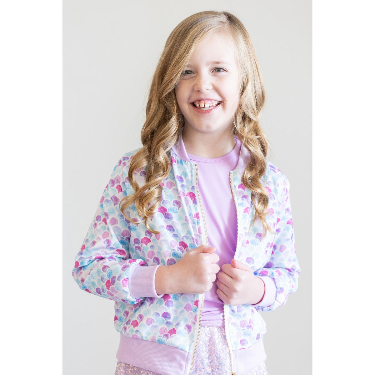 Mermaid Scales Satin Jacket