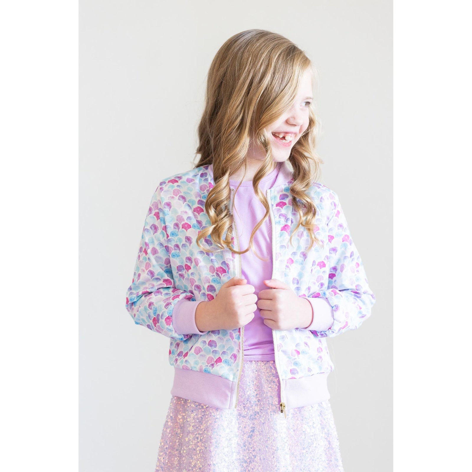Mermaid Scales Satin Jacket