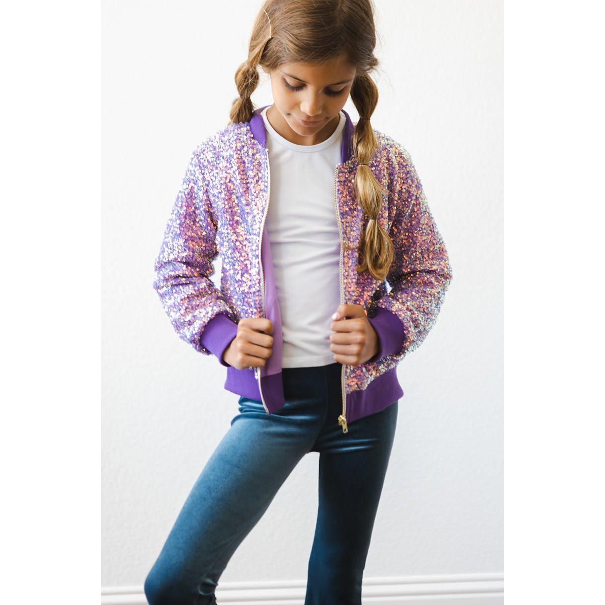 Purple Sequin Jacket