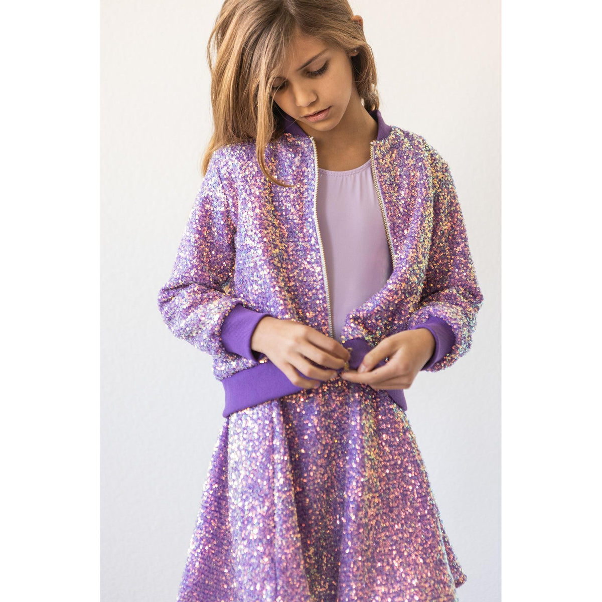 Purple Sequin Jacket