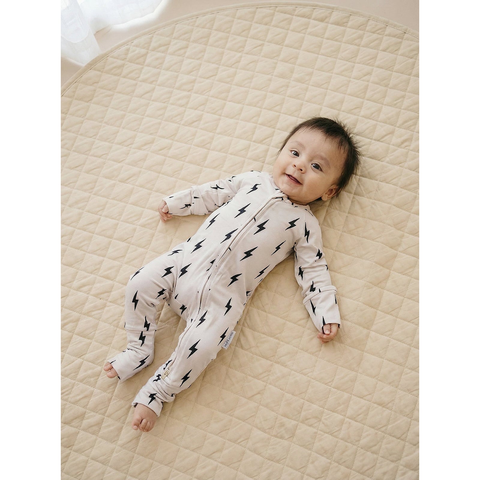 Bamboo Zip Romper | Little Bolt