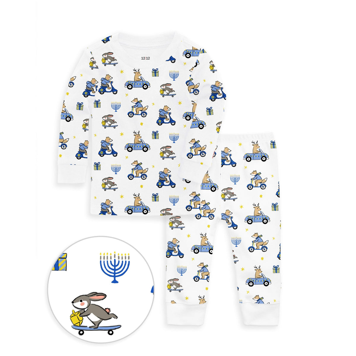 The Organic Long Sleeve Pajama Set [Hanukkah in a Hurry]
