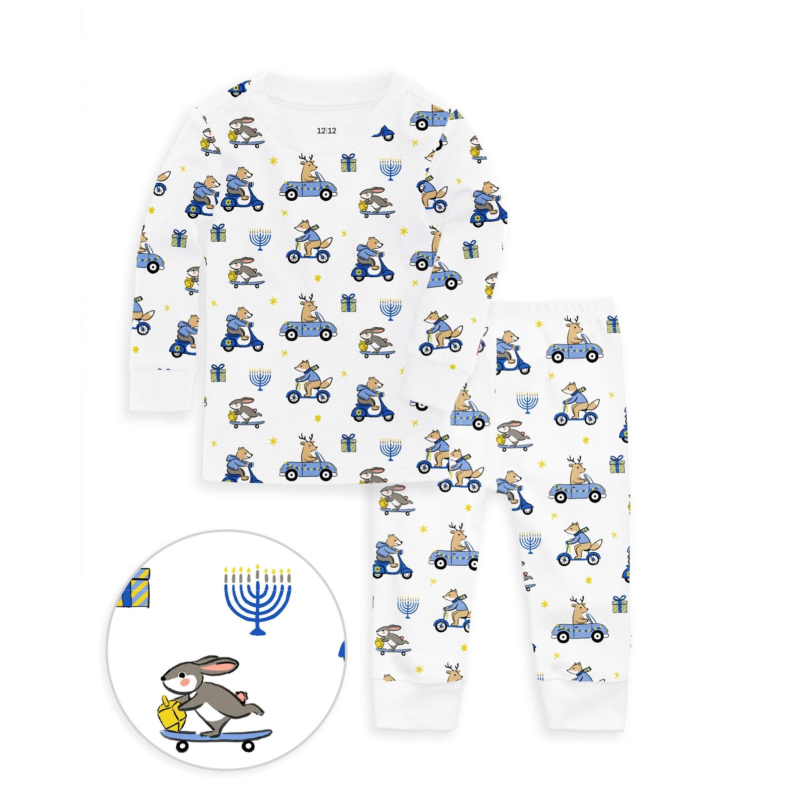 The Organic Long Sleeve Pajama Set [Hanukkah in a Hurry]